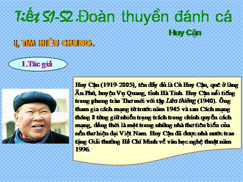 Bài 11. Đoàn thuyền đánh cá