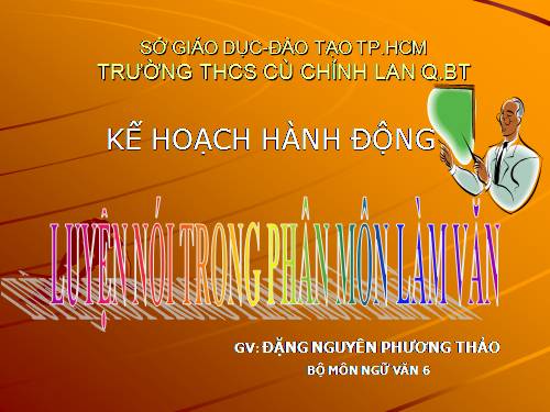 Kế hoạch hoạt động môn Ngữ văn