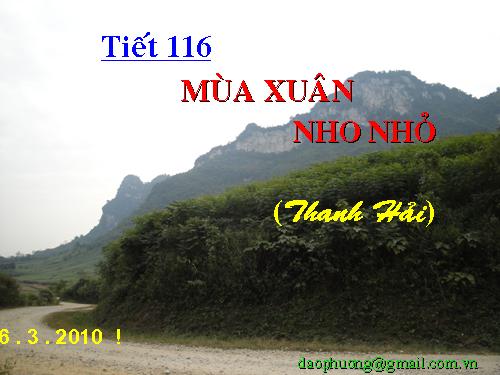 Bài 23. Mùa xuân nho nhỏ