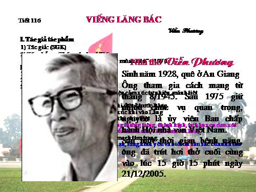 Bài 23. Viếng lăng Bác