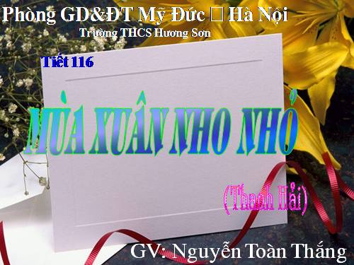 Bài 23. Mùa xuân nho nhỏ