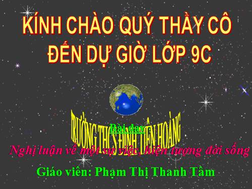 Bài 19. Nghị luận về một sự việc, hiện tượng đời sống