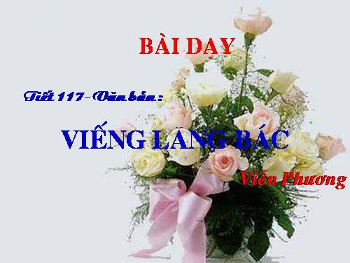 Bài 23. Viếng lăng Bác