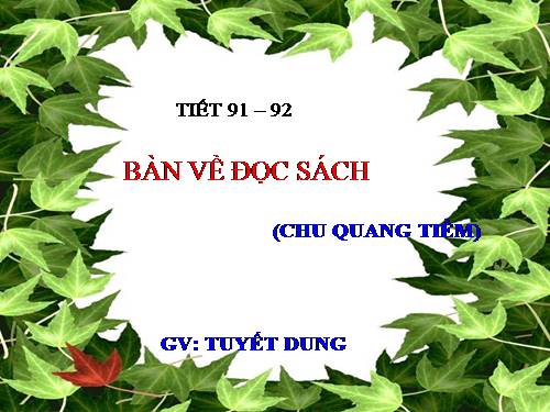 Bài 18. Bàn về đọc sách