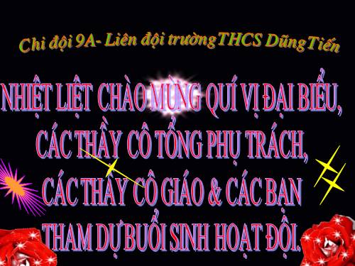 Giao ban công tác đội