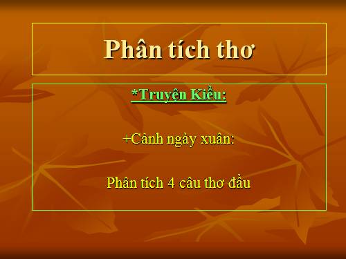 Bài 6. Cảnh ngày xuân
