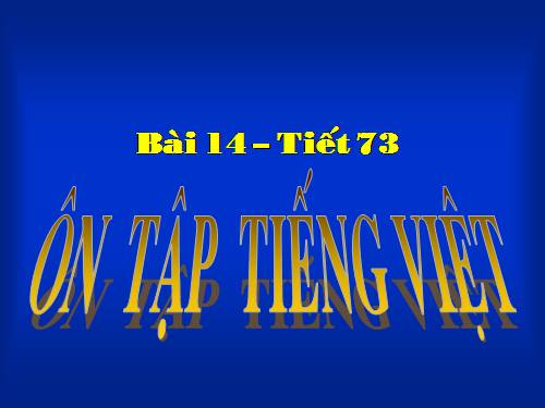 Bài 14. Ôn tập phần Tiếng Việt (Các phương châm hội thoại)