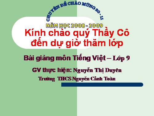 Bài 11. Tổng kết về từ vựng (Từ tượng thanh, tượng hình, một số phép tu từ từ vựng)