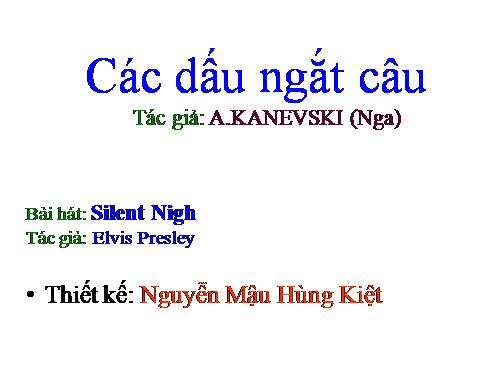 Dấu ngắt câu