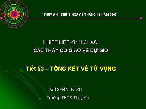 Bài 11. Tổng kết về từ vựng (Từ tượng thanh, tượng hình, một số phép tu từ từ vựng)