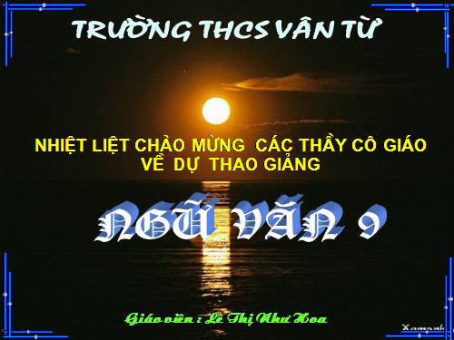 Bài 12. Ánh trăng