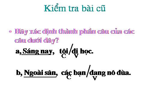 Bài 18. Khởi ngữ