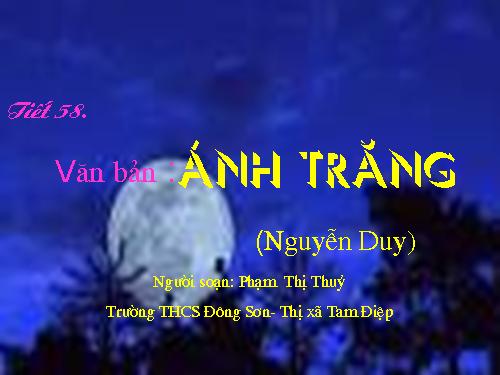 Bài 12. Ánh trăng