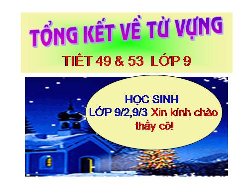 Bài 9. Tổng kết về từ vựng (Từ đơn, từ phức,... từ nhiều nghĩa; Từ đồng âm,... trường từ vựng)