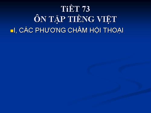 Bài 14. Ôn tập phần Tiếng Việt (Các phương châm hội thoại)