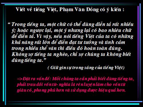 Bài 7. Trau dồi vốn từ