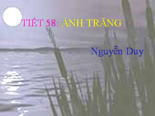 Bài 12. Ánh trăng