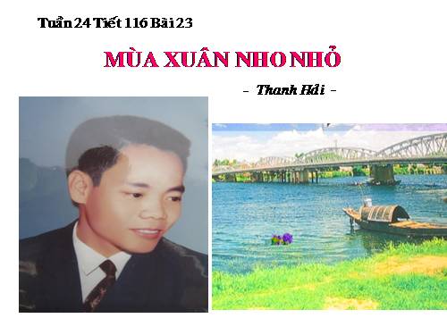 Bài 23. Mùa xuân nho nhỏ