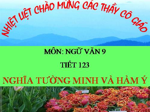 Bài 24. Nghĩa tường minh và hàm ý