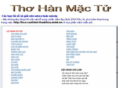 Thơ Hàn Mặc Tử