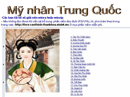 Mỹ nhân Trung Quốc