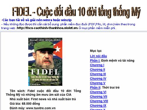 FiDel và những cuộc đối đầu với Mỹ