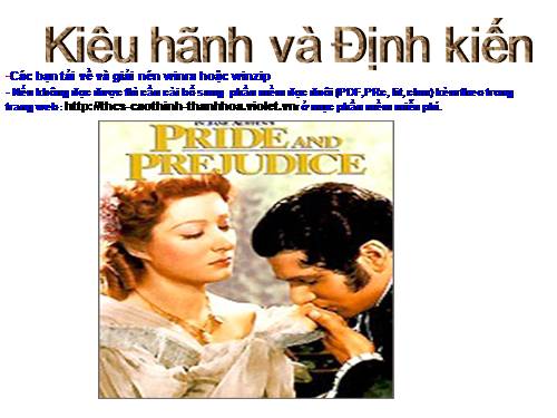 Kiêu hãnh và định kiến
