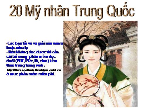 20 mỹ nhân Trung Quốc