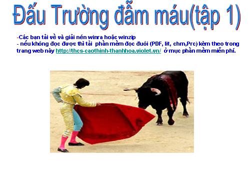 Đấu trường Đẫm máu tập 1