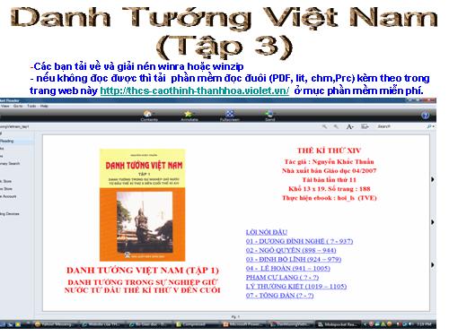 Danh tướng Việt Nam ( Tập 3)