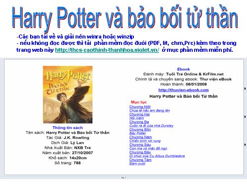 Harry potter và bảo bối tử thần