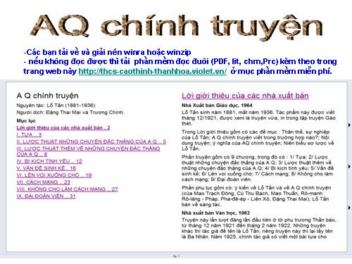 AQ chính truyện