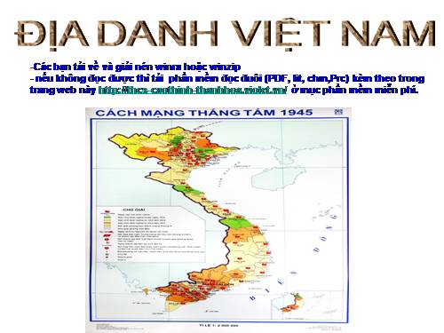 Địa danh Việt Nam