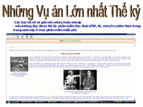 Những vụ án lớn nhất thế kỷ