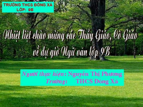 Bài 20. Các thành phần biệt lập (tiếp theo)