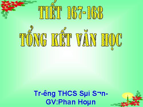 Bài 33. Tổng kết phần Văn học