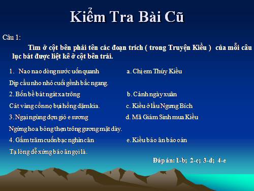 Bài 7. Mã Giám Sinh mua Kiều