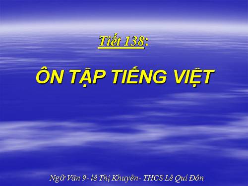 Bài 27. Ôn tập phần Tiếng Việt (Khởi ngữ, Các thành phần biệt lập,...)