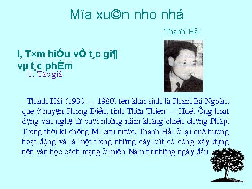 Bài 23. Mùa xuân nho nhỏ