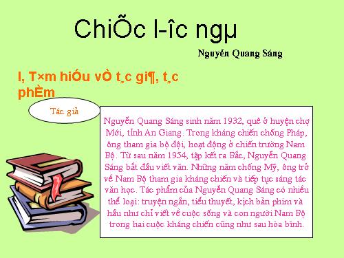 Bài 15. Chiếc lược ngà