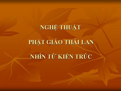 Phat giao THAI LAN