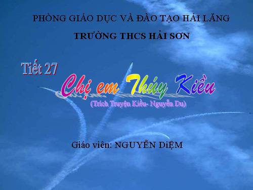 Bài 6. Chị em Thúy Kiều