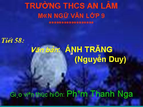 Bài 12. Ánh trăng