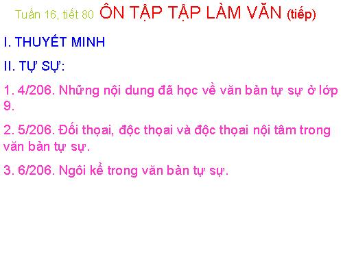 Bài 15. Ôn tập phần Tập làm văn