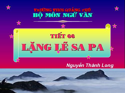 Bài 14. Lặng lẽ Sa Pa