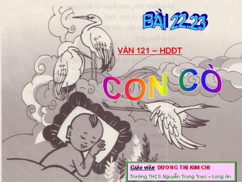 Bài 22. Con cò