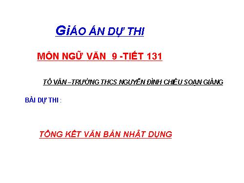 Bài 26. Tổng kết phần văn bản nhật dụng