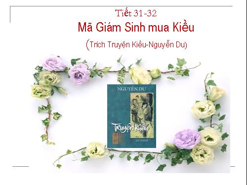 Bài 7. Mã Giám Sinh mua Kiều