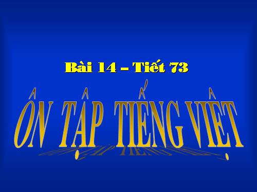 Bài 14. Ôn tập phần Tiếng Việt (Các phương châm hội thoại)