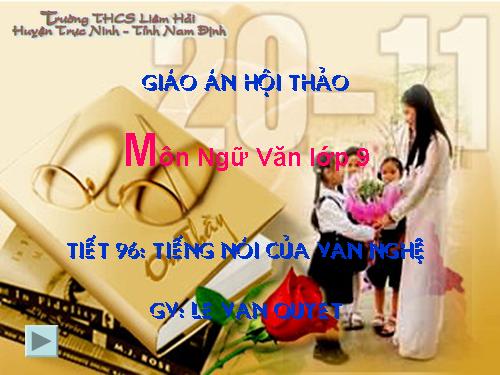 Bài 19. Tiếng nói của văn nghệ